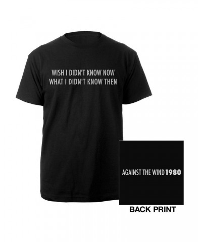 Bob Seger & The Silver Bullet Band Against the Wind Lyric Tee $11.48 Shirts