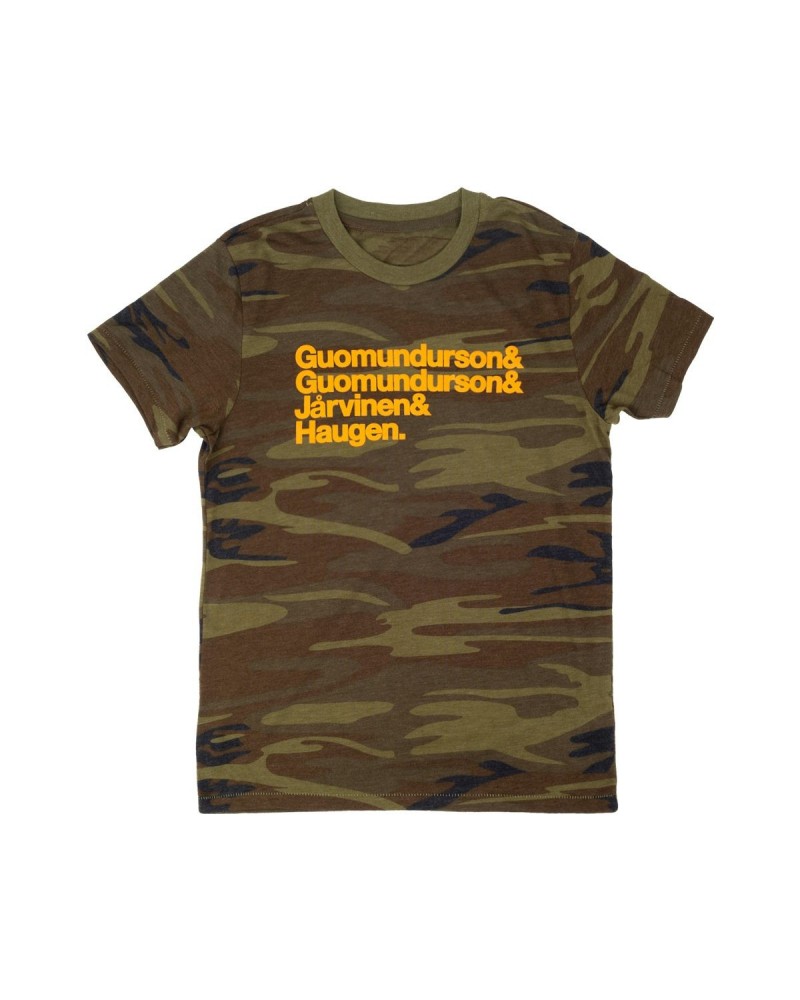 Phish Kasvot Vaxt Nomenclature Tee on Camo $9.90 Shirts