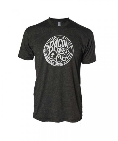 The Bacon Brothers Men's Heather Black Vintage 36 Coin Logo T-Shirt $6.56 Shirts